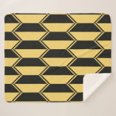 抽象芸術幾何学模様  シェルパブランケット (正面(横))