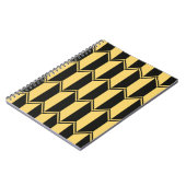 抽象芸術幾何学模様 ノートブック (左側)