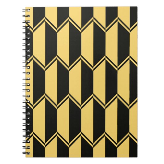 抽象芸術幾何学模様 ノートブック (正面)
