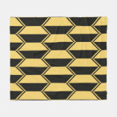 抽象芸術幾何学模様 フリースブランケット (正面(横))