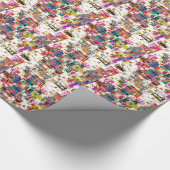 抽象芸術幾何学模様 ラッピングペーパー (角)