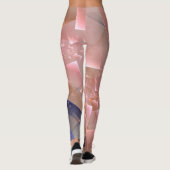 抽象芸術幾何学模様 レギンス (裏面)