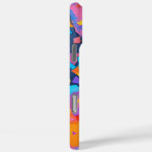 抽象芸術幾何学模様 – 鮮やか色 Case-Mate iPhoneケース (裏面 / 右)