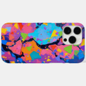 抽象芸術幾何学模様 – 鮮やか色 Case-Mate iPhoneケース (裏面 (横))