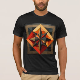抽象芸術幾何学模様 Tシャツ