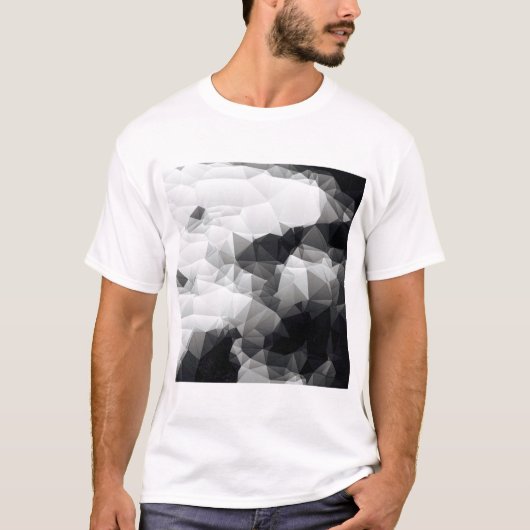 抽象芸術幾何学模様 Tシャツ (正面)