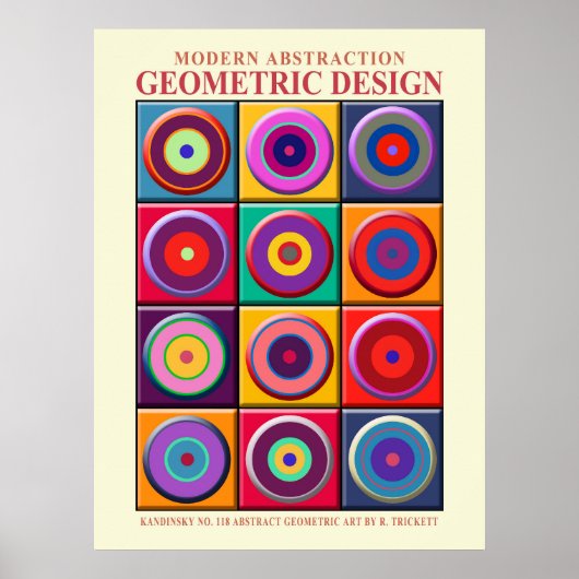 抽象芸術幾何学模様EP No. 5ポスター ポスター (正面)