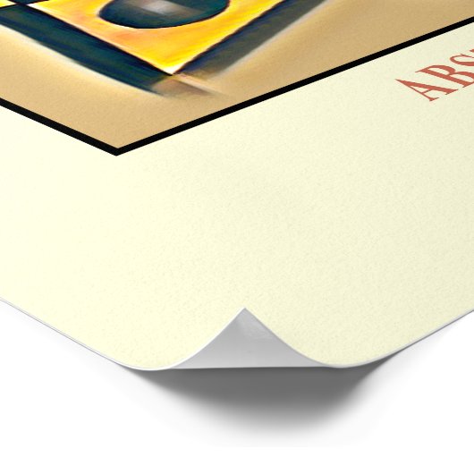 抽象芸術幾何学模様EP No. 6ポスター ポスター (角)