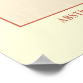 抽象芸術幾何学模様EP No. 7ポスター ポスター (角)