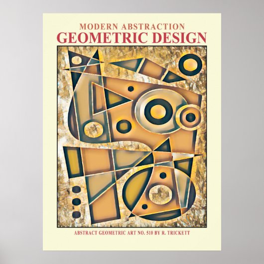 抽象芸術幾何学模様EP No. 8ポスター ポスター (正面)