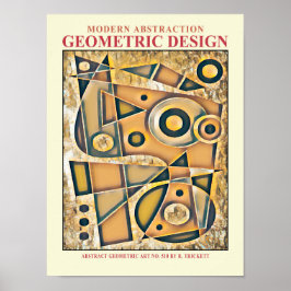 抽象芸術幾何学模様EP No. 8ポスター ポスター