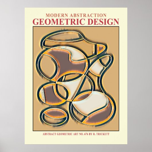 抽象芸術幾何学模様EP No. 9ポスター ポスター (正面)