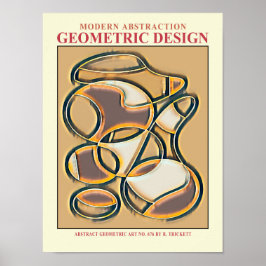 抽象芸術幾何学模様EP No. 9ポスター ポスター