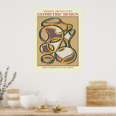 抽象芸術幾何学模様EP No. 9ポスター ポスター (キッチン)