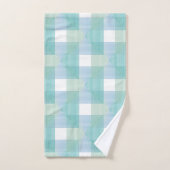 抽象芸術幾何学正方形バスタオルセットモダン- バスタオルセット (ハンドタオル)