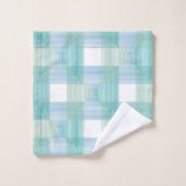 抽象芸術幾何学正方形バスタオルセットモダン- バスタオルセット (ウォッシュタオル)