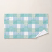 抽象芸術幾何学正方形バスタオルセットモダン- バスタオルセット (ハンドタオル)