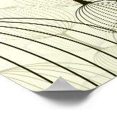 抽象芸術幾何学的でシームレスな背景パターン。 ポスター (角)