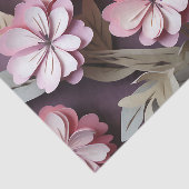 抽象芸術幾何学的な花 薄葉紙 (詳細)