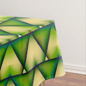 抽象芸術幾何学的に緑のテクスチャテーブルクロス テーブルクロス (インサイチュ)