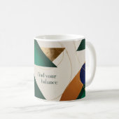 抽象芸術幾何学的アモダンートのコーヒーカップ コーヒーマグカップ (正面右)