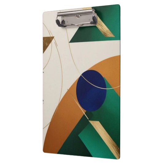 抽象芸術幾何学的アートモダンポスターミニマル クリップボード