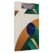 抽象芸術幾何学的アートモダンポスターミニマル クリップボード (右)