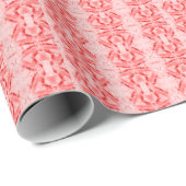 抽象芸術幾何学的アートレッドピンク ラッピングペーパー (ロールコーナー)