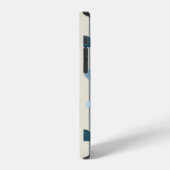抽象芸術幾何学的インスパイア継ぎ目なしパターン iPhoneケース (左側面)