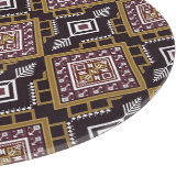 抽象芸術幾何学的エスニック、壁紙デザイン。 カッティングボード (角)