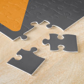 抽象芸術幾何学的カラフル芸術的 ジグソーパズル (側面)