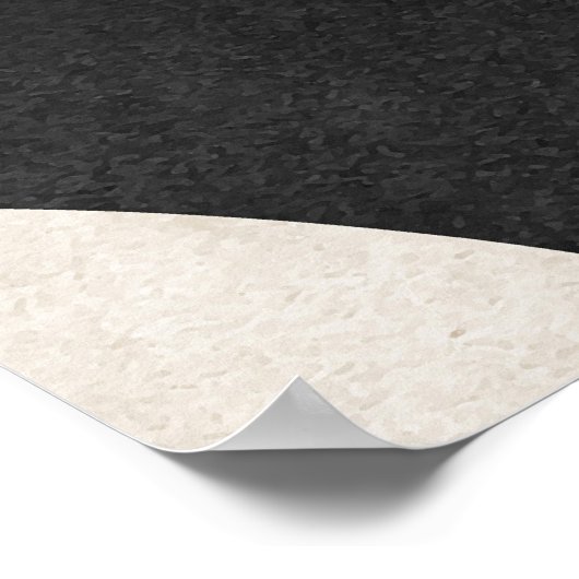 抽象芸術幾何学的ゴールデンラインウォールアートポスター ポスター (角)