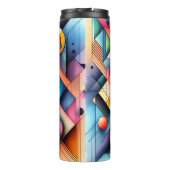 抽象芸術幾何学的サーマルタンブラー タンブラー (裏面)