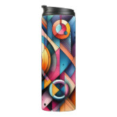 抽象芸術幾何学的サーマルタンブラー タンブラー (回転右)