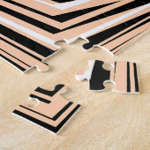 抽象芸術幾何学的シームレスデザイン ジグソーパズル (側面)