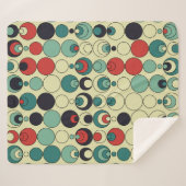 抽象芸術幾何学的シームレスパターンデザイン。 シェルパブランケット (正面(横))