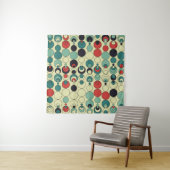 抽象芸術幾何学的シームレスパターンデザイン。 タペストリー (インサイチュ(横))