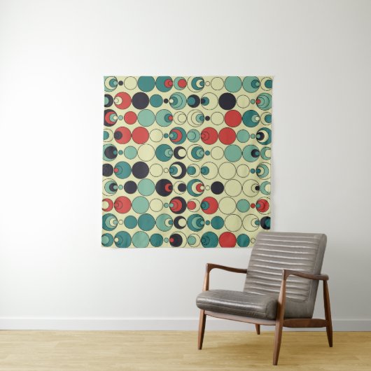 抽象芸術幾何学的シームレスパターンデザイン。 タペストリー (インサイチュ)