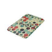 抽象芸術幾何学的シームレスパターンデザイン。 バスマット (アングル)