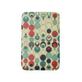 抽象芸術幾何学的シームレスパターンデザイン。 バスマット (正面縦)