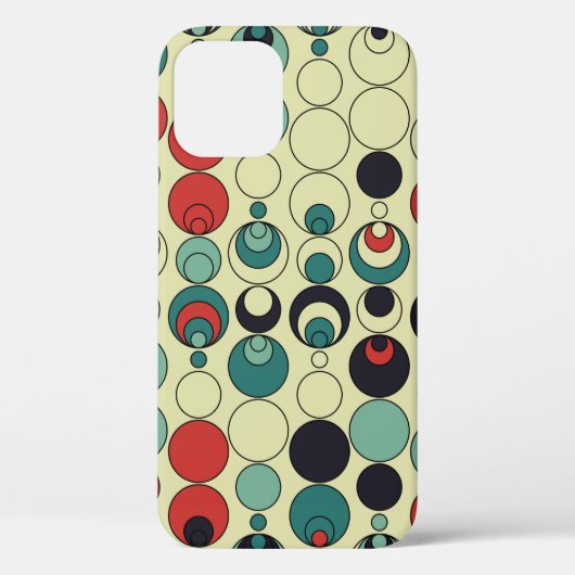 抽象芸術幾何学的シームレスパターンデザイン。 Case-Mate iPhoneケース (裏面)