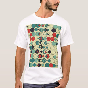 抽象芸術幾何学的シームレスパターンデザイン。 Tシャツ