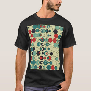 抽象芸術幾何学的シームレスパターンデザイン。 Tシャツ