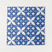 抽象芸術幾何学的シームレスパターン タペストリー (正面(横))