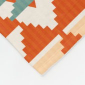 抽象芸術幾何学的シームレスパターン，先住民アメリカ フリースブランケット (角)