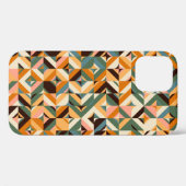 抽象芸術幾何学的シームレスパターン Case-Mate iPhoneケース (裏面 (横))