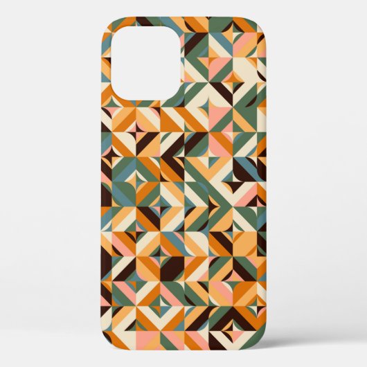 抽象芸術幾何学的シームレスパターン Case-Mate iPhoneケース (裏面)