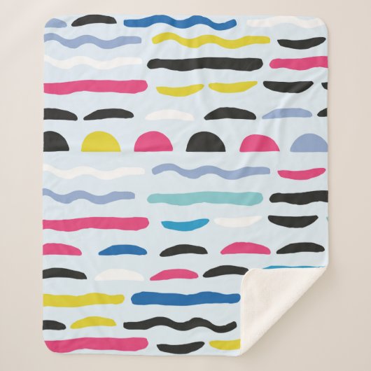 抽象芸術幾何学的シームレス装飾パターン  シェルパブランケット (正面)