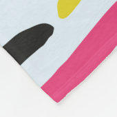 抽象芸術幾何学的シームレス装飾パターン フリースブランケット (角)