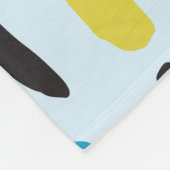 抽象芸術幾何学的シームレス装飾パターン。 フリースブランケット (角)